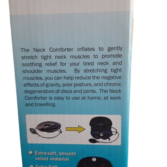Dr-Ho's Pain Relief Experts Neck Comforter Gentle Neck Traction + Stretch NOB - Picture 4 of 5
